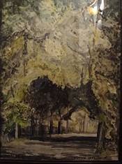 The Road, aquarelle-sepia