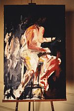 Nude, oil on canvas,18"x30"
