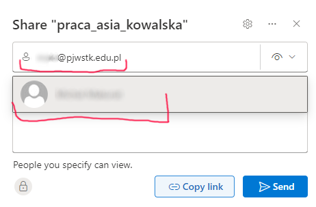 Finalny krok udostępniania