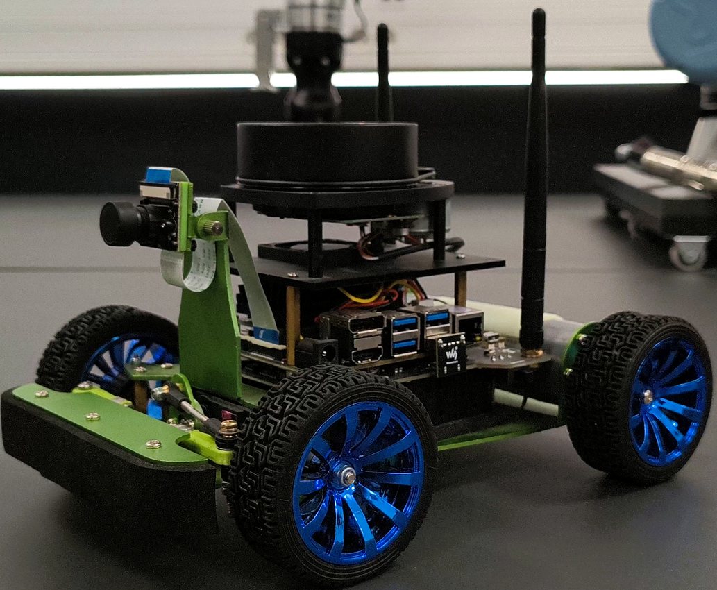 JetRacer platform with LiDAR for autonomous driving projects