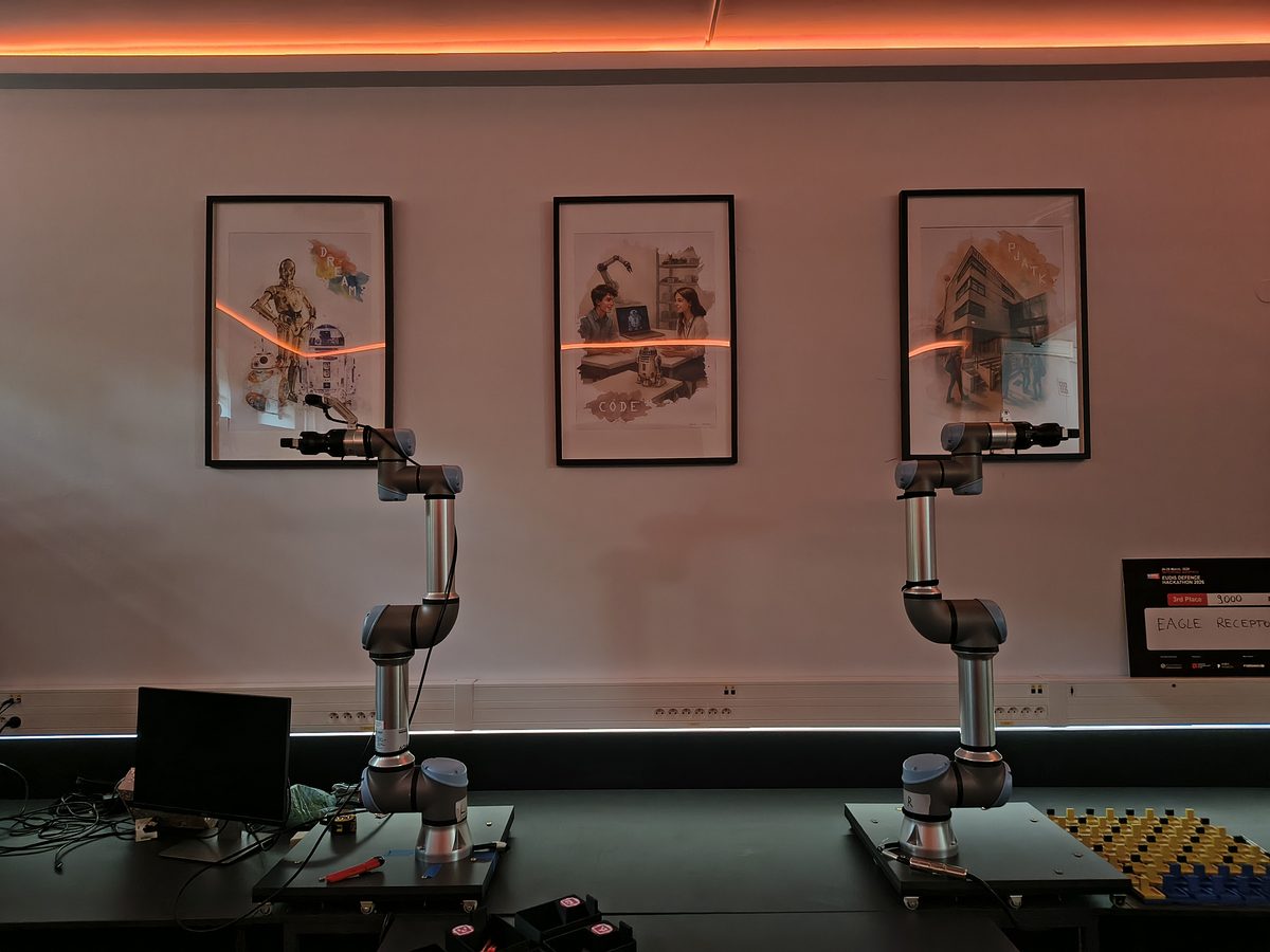 UR robotic arms in the Robotics Laboratory