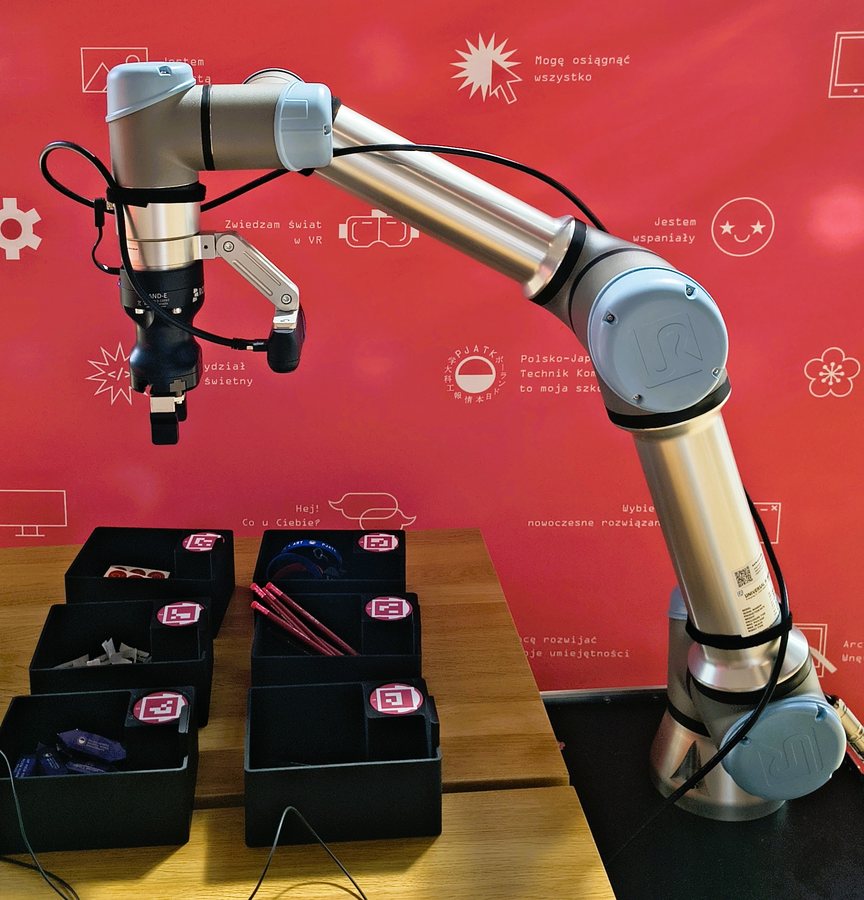 UR robotic arm used for manipulation projects
